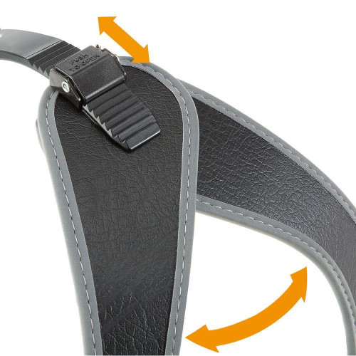 Ferplast Agila 5 Harness Black ергономічна шлейки для собак з системою мікрорегулюванням, 50x58 см