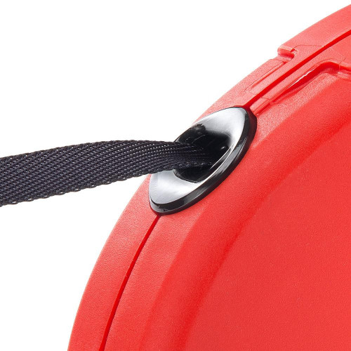Поводок-рулетка для собак до 50 кг Ferplast Amigo Easy L Tape Rosso c лентой, красный, 5 м