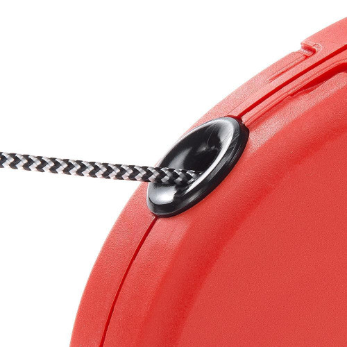 Поводок-рулетка для собак до 12 кг Ferplast Amigo Easy Mini Cord Rosso cо шнуром, красный, 3 м