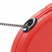Поводок-рулетка для собак до 12 кг Ferplast Amigo Easy Mini Cord Rosso cо шнуром, красный, 3 м