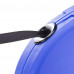 Поводок-рулетка для собак до 15 кг Ferplast Amigo Easy S Tape Blue c лентой, синий, 5 м