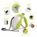 Поводок-рулетка Ferplast Amigo L Cord White-Green Lead для собак cо шнуром, 16x3,8x15 см