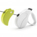 Поводок-рулетка Ferplast Amigo Mini Cord White-Green Lead для собак cо шнуром, зелено-білий, 12x3x10 см