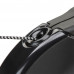 Поводок-рулетка Ferplast Amigo Mini Cord Black Lead для собак cо шнуром, чорний, 12x3x10 см