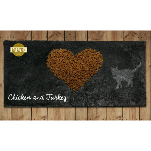 Сухий корм Araton Adult With Chicken & Turkey для котів вагою від 1 до 8 кг, 1.5 кг