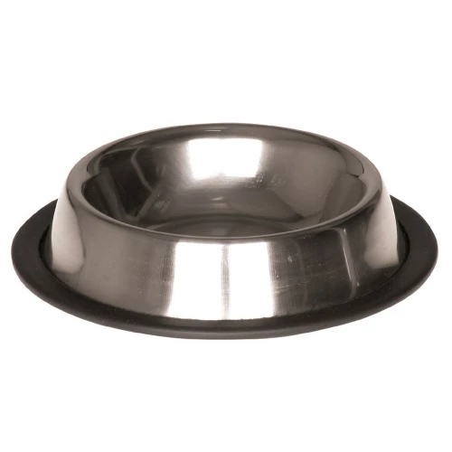 Миска Tetrapet для собак и кошек из нержавеющей стали с чеканкой, 0.45 л, 14 см