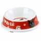 Миска Tetrapet для собак и кошек меламиновая, пластиковая, 0.15 л, 14.5 см