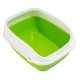 Туалет MPS Beta Plus Small Red для котів, з рамкою, червоний, 43×31×16 см