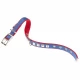Нейлоновый ошейник Ferplast Dual CF25/53 Colours Blue-Red для собак, 25 мм, A: 45÷53 см