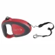 Поводок-рулетка для собак до 50 кг Ferplast Flippy Tech Cord L Red, зі шнуром, червоний, 5 м
