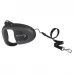 Поводок-рулетка для собак до 25 кг Ferplast Flippy Tech Cord M Black, со шнуром, черный, 5 м