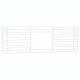 Фронтальная сторона Ferplast White Front Side Casita 80 для больших клеток для кроликов и морских свинок