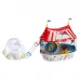 Клетка Ferplast Cage circus Fun Black для хомяков с цветными наклейками