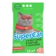 Наполнитель для туалета Super Cat с ароматом 3 кг, зеленый