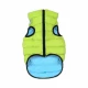 Двостороння світиться куртка AiryVest Lumi S30 для собак, салатово-блакитна