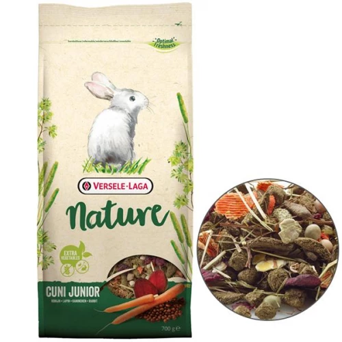 Беззерновой корм Versele-Laga Nature Cuni Junior суперпремиум, для крольчат, 700 г