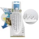 Насадка-щетка FoOlee Easee Intense Massage Pro Medium Brush сменная, для любой шерсти, средняя, белая