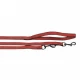 Поводок-перестежка Flamingo Training Lead Q3 Red для собак, 2 карабина, нейлон, красный, 2 м, 20 мм