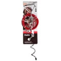 Повідець Flamingo Tie Out Cable для собак, металевий трос з карабінами, 3 м, 43 см