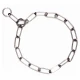 Нашийник Flamingo Long Link Chain ланцюжок для собак, довге ланка, метал, 58 см, 4 мм