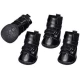 Ботинки Flamingo Xtreme Boots для собак, размер XXL, черный, 9×7 см, комплект 4 шт