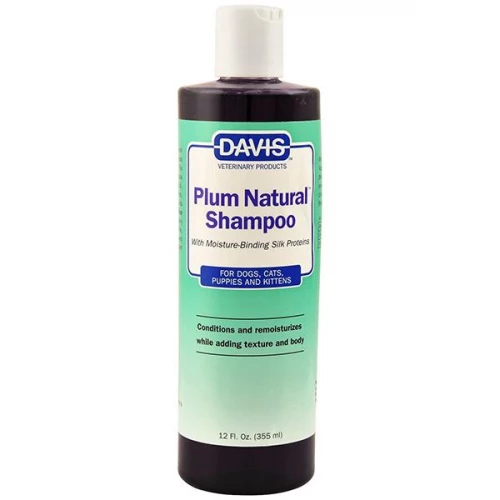 Шампунь Davis Plum Natural Shampoo с протеинами шелка для собак, котов, концентрат, 3.8 л