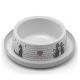 Миска Moderna Trendy Dinner №1 Cats in Love для кошек и собак, пластик, светло-серая, 350 мл, d-16 см