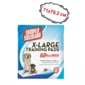 Влагопоглощающие гигиенические пеленки Simple Solution X-Large Training Pads, 71 x 76.2 см, 10 шт