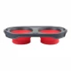 Миска Dexas Pet Feeder складна миска, для собак, червона, 240 мл