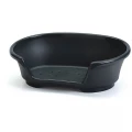 Лежанка Savic Cosy Air для собак, пластик, чорна, 78 см, 90×60×26 см