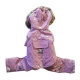 Комбинезон Monkey Daze Pink Vinyl Jumper с капюшоном, для собак, размер XXS, розовый