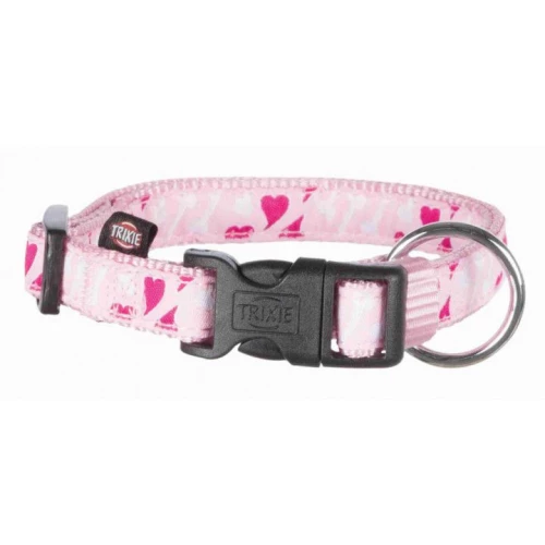 Нашийник Trixie Modern Art Rose Heart XXS-XS для чобак, 15-25 см х 10 мм, рожевий