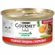 Влажный корм Purina Gourmet Натуральные рецепты для кошек, тушеная говядина, с морковью, 85 г