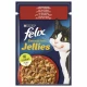 Вологий корм Purina Felix Sensations для котів, з яловичиною і томатами, 85 г