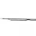 Повідець-перестібка Trixie Cavo Adjustable Lead для собак, плетений, круглий, розмір L-XL, 2 м/18 мм, чорний/графіт