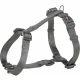 Шлея Trixie Premium H-Harness для собак, 52-75 см, 20 мм, размер M-L, графит
