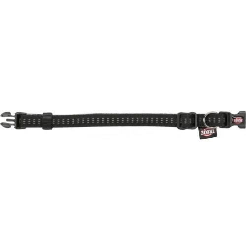 Нашийник Trixie Softline Elegance XS-S для собак, 25-35 см, 15 мм, чорний / графіт