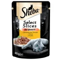 Влажный корм Sheba Selection in Sauce для кошек, с домашней птицей в соусе, 85 г