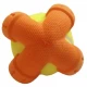 Игрушка AnimAll GrizZzly для собак, теннисный мяч, желто-оранжевый, 9.2 см