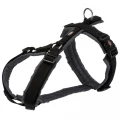 Шлея Trixie Premium Trekking Harness для собак, 70-85 см, 25 мм, розмір L, чорний-графіт