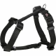 Шлея Trixie Premium H-Harness для собак, 75-120 см, 25 мм, размер L-XL, чёрный