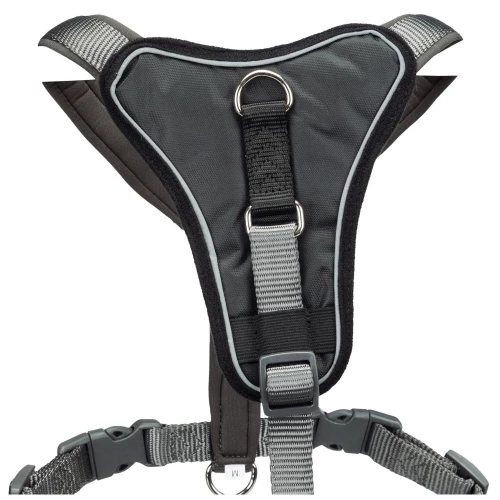 Шлея Trixie Premium Y-Harness для собак, 37-45 см, 15 мм, розмір XS-S, графіт