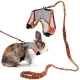 Шлея с поводком Flamingo Rabbit Harness With Art Joy Leash, для кроликов