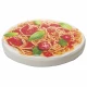 Подушка Croci Spaghett для кошек и собак мелких пород, хлопок, принт спагетти, 50×5 см
