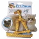 Набір нашийник з повідцем Croci Gatto Pois для котів, нейлон, 23-33×1 см/120×1 см