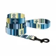Поводок BronzeDog Urban West для собак, синий, 152×2 см