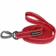Поводок BronzeDog Cotton для собак, брезент с карабином на замке, красный, 300×3.2 см