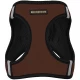 Шлея BronzeDog Sport Vest для собак з нейлону, неопрену і 3D сітки, коричневий, 29-34 см