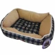 Лежанка AnimAll Nena Soft M GREEN для собак і котів, клітка, 55×43×17 см