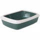 Лоток туалет с бортиком Savic Iriz Nordic Litter Tray для кошек, серо-зелёный, 42×31×12.5 см